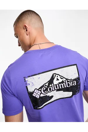 Columbia Rapid Ridge - T-shirt viola con grafica sul retro - In esclusiva per ASOS
