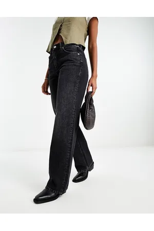 Stradivarius Dad jeans a fondo ampio lavaggio