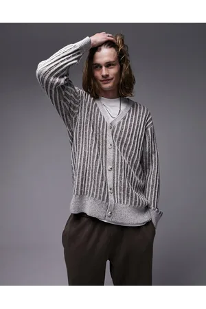 Topman Cardigan lavorato a trecce