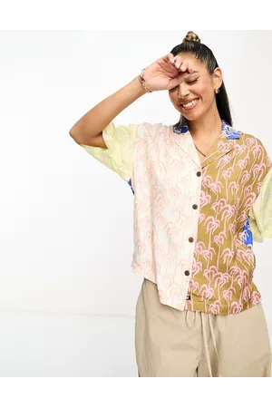 Scotch&Soda Camicia da spiaggia oversize con stampa in coordinato
