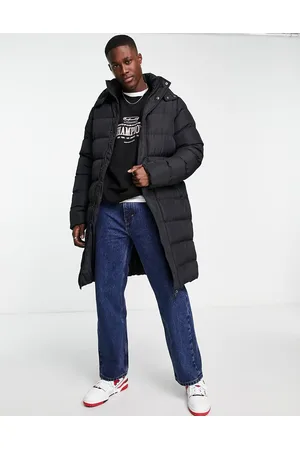 Threadbare Giacca combinata 4 in 1 nera con cappuccio e maniche rimovibili