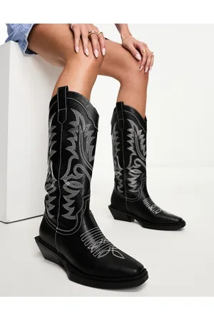 ASOS Camden - Stivali bassi stile western neri