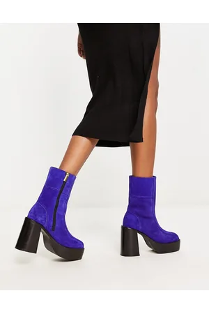 ASOS Romeo - Stivali in camoscio con plateau