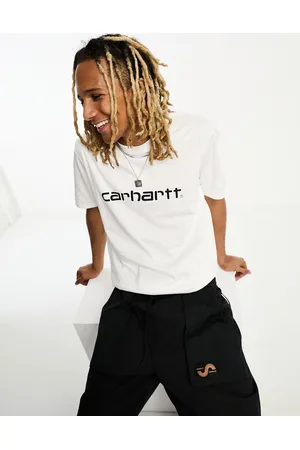 Carhartt T-shirt bianca con scritta