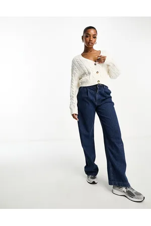 Monki Cardigan con lavorazione a trecce