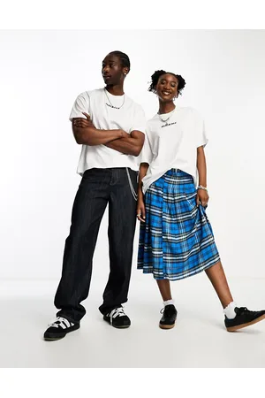 Dickies Enterprise - T-shirt oversize bianca con logo al centro