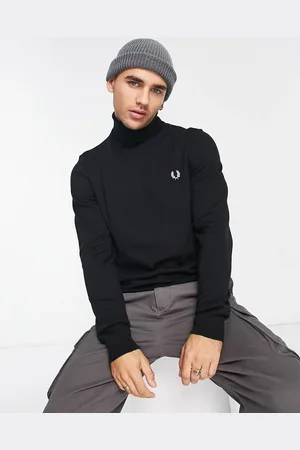 Fred Perry Maglione con collo alto tinta unita
