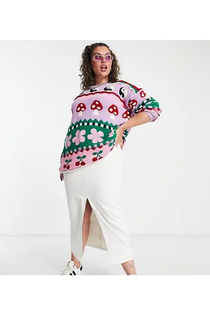 Daisy Street Maglione oversize con stampa