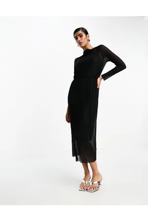& OTHER STORIES Vestito midi plissé in rete