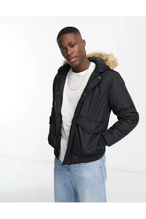 French Connection Giacca bomber imbottita nera