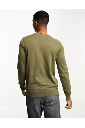 Brave Soul Maglione girocollo in cotone edera