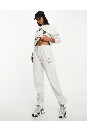 ASOS ASOS DESIGN - Weekend Collective - Joggers oversize con logo mélange in coordinato