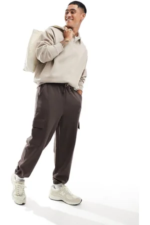 ASOS Joggers oversize con tasche cargo marroni