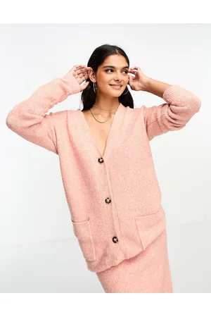 Y.A.S Cardigan oversize lungo in maglia in coordinato