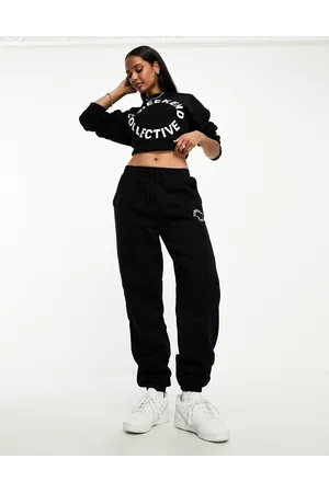 ASOS Joggers oversize neri con logo in coordinato