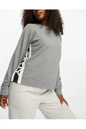 DKNY Top da casa medio a maniche lunghe in tessuto French Terry