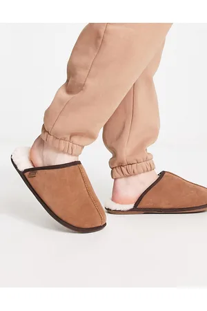 Totes Pantofole stile sabot color castagna
