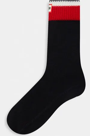 Hunter Calzini a righe color block rossi e bianchi - MULTI