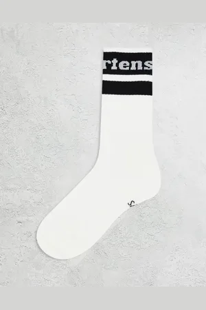 Dr. Martens Athletic - Calzini con logo neri e bianchi
