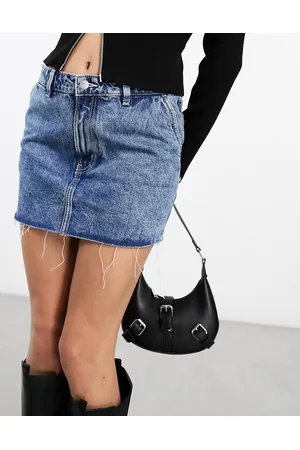 Monki Minigonna in denim