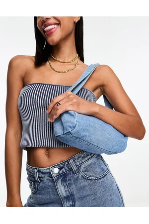 Madein. Borsa da spalla in denim