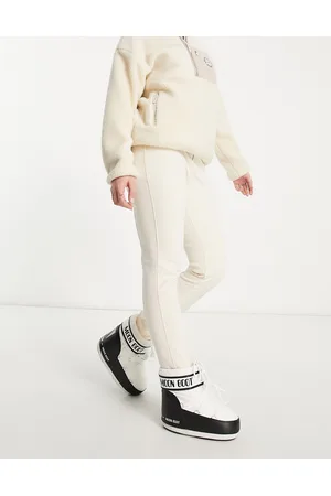 South Beach Ski - Pantaloni da sci con ghette color crema