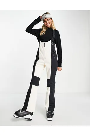 South Beach Ski - Pantaloni da sci neri e crema