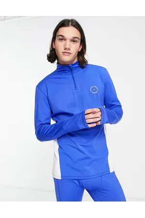 South Beach Top a maniche lunghe da sci con rovescio in pile e zip corta