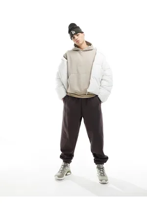 ASOS Joggers pesanti marroni oversize marroni