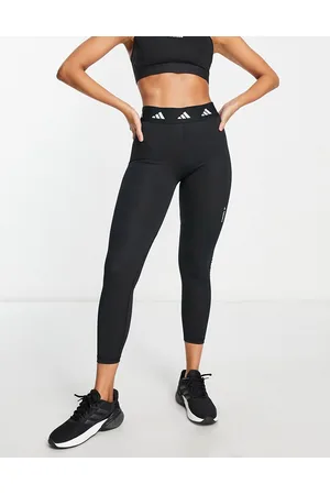 adidas Adidas - Training - Leggings neri in tessuto techfit