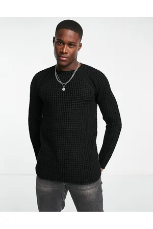 French Connection Maglione spesso con maniche raglan con cuciture a vista