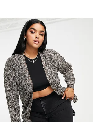 Brave Soul Plus - Cardigan con tasche