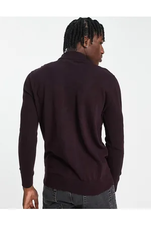 French Connection Maglione con collo alto color chateux
