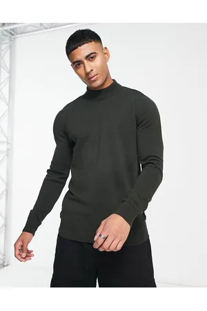 French Connection Maglione con collo alto scuro