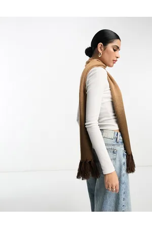 Bolongaro Sciarpa in maglia sfumata marrone seppia