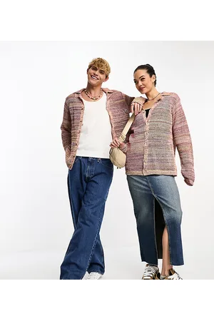 Reclaimed Inspired - Camicia unisex in maglia mélange