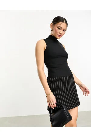 Spanx Body senza maniche a coste accollato