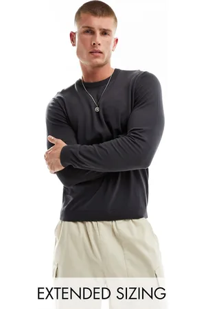 ASOS Maglione in cotone antracite