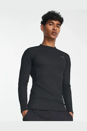 The North Face Ski Sport - Base layer a compressione media nero e grigio con zip corta