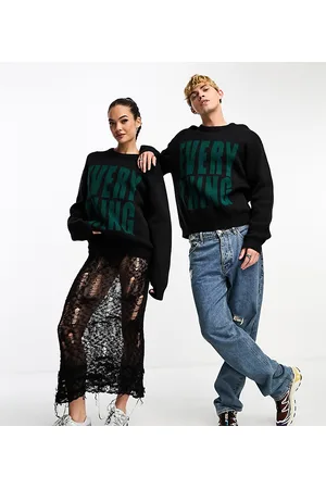 Weekday Fabian - Maglione unisex con stampa - In esclusiva per ASOS