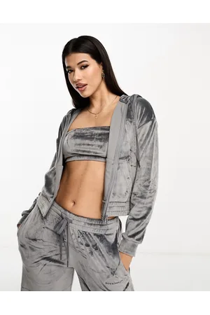 Boux Avenue Felpa con cappuccio sinuosa in velour in