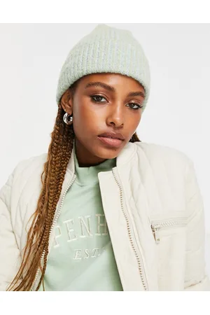 Topshop Berretto color acqua pallido a coste