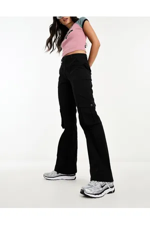 Cotton On Pantaloni bootleg cargo neri