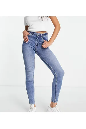 Pimkie Tall - Jeans skinny a vita alta blu medio