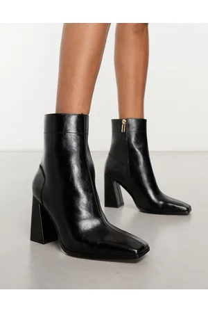 ASOS Everest - Stivali con tacco svasato neri