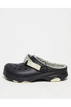 Crocs Zoccoli foderati neri adatti a tutti i terreni