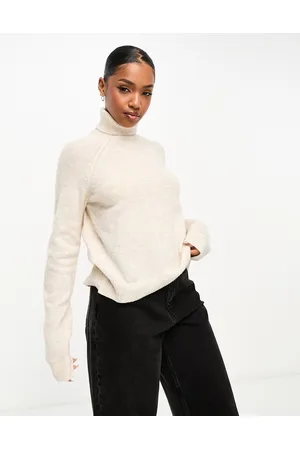 Pieces® Maglione dolcevita beige