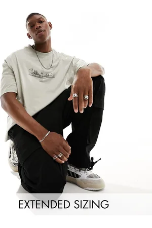 ASOS T-shirt oversize chiaro con stampa di Brooklyn