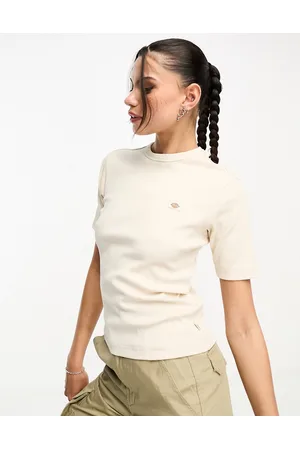 Dickies Marysville - T-shirt a costine color pietra