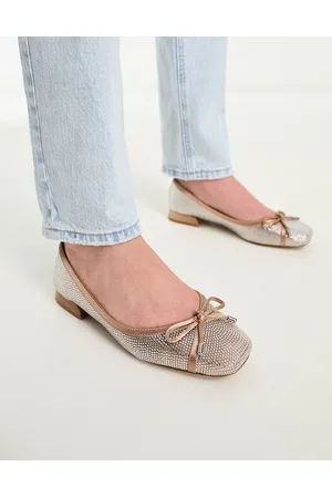 Aldo Gibbsi - Scarpe basse color osso decorate